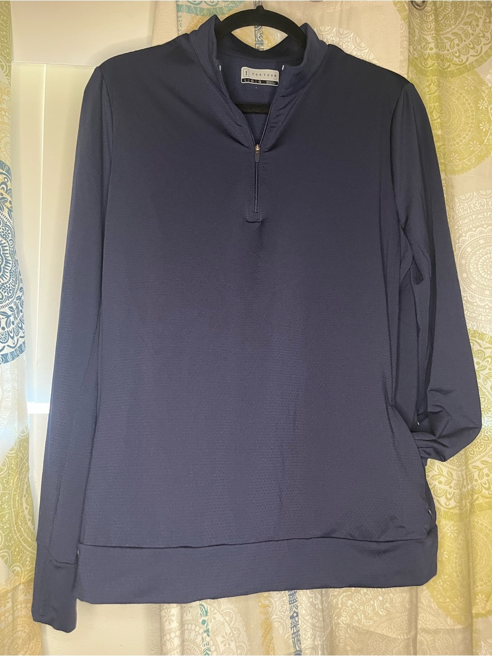 PGA Tour Deep Navy Half-Zip Pullover
